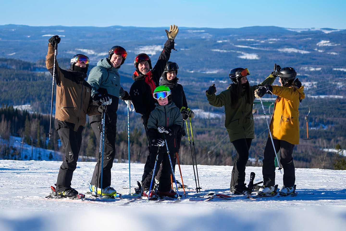 Familj på toppen - Hassela Ski